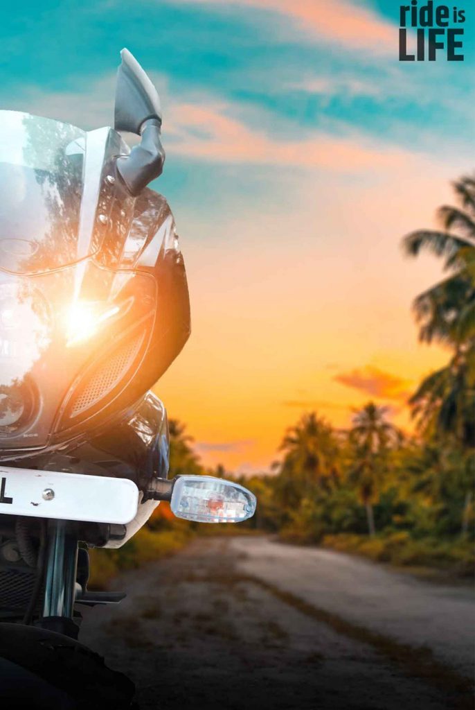 Ride Is Life Bike CB Background Free Stock Image