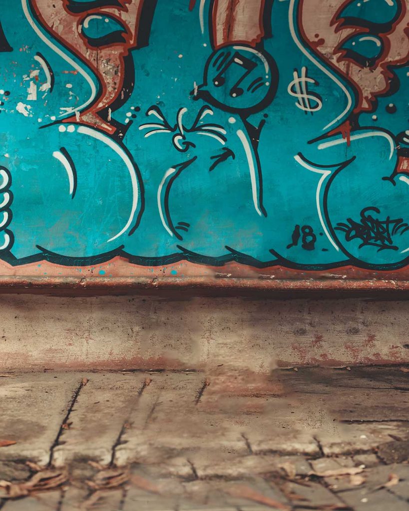 Graffiti Art CB Background Free Stock Image