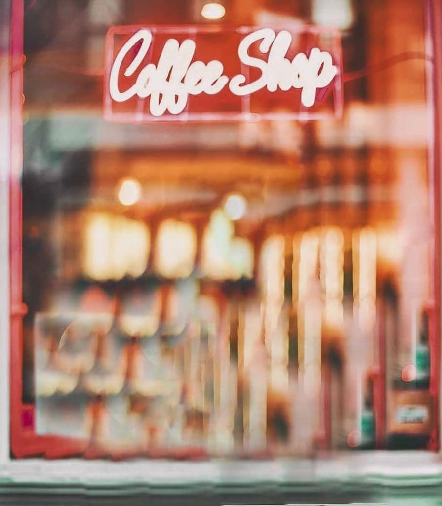 Coffee Shop CB Background Free Stock Image 