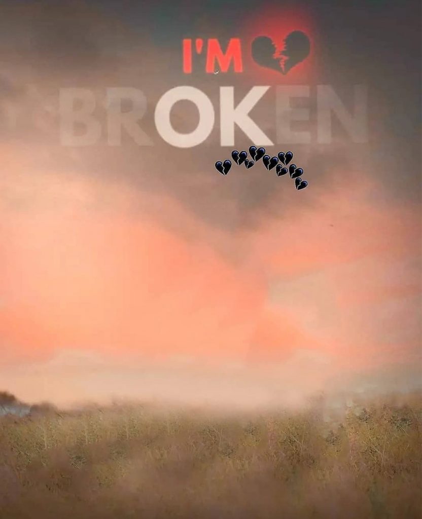 Heart Broken CB Background Free Stock Image 