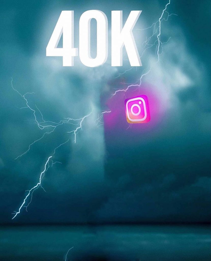 Instagram 40k Followers CB Background HD Free Stock