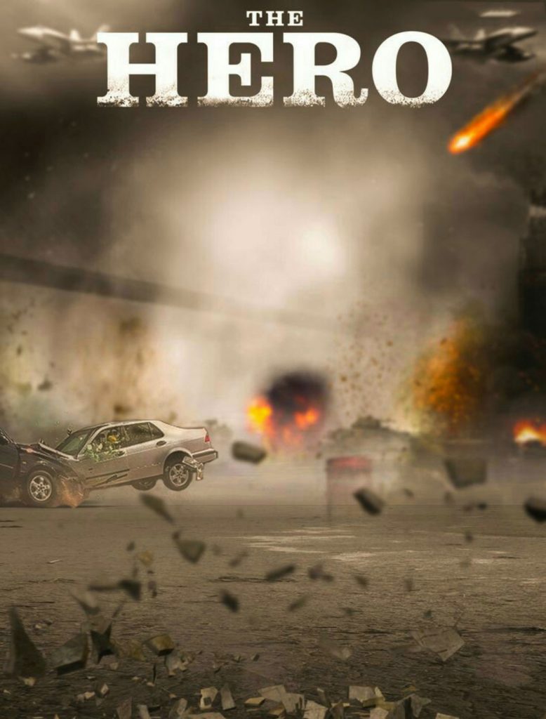The Hero PicsArt Background Movie Poster