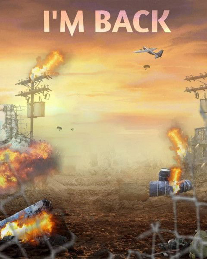 PUBG Background I'm Back Blur PicsArt Background Free Stock Image