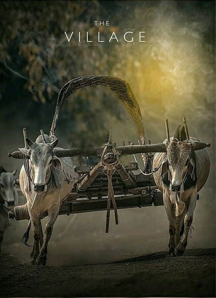 The Village Blur PicsArt Background Full HD