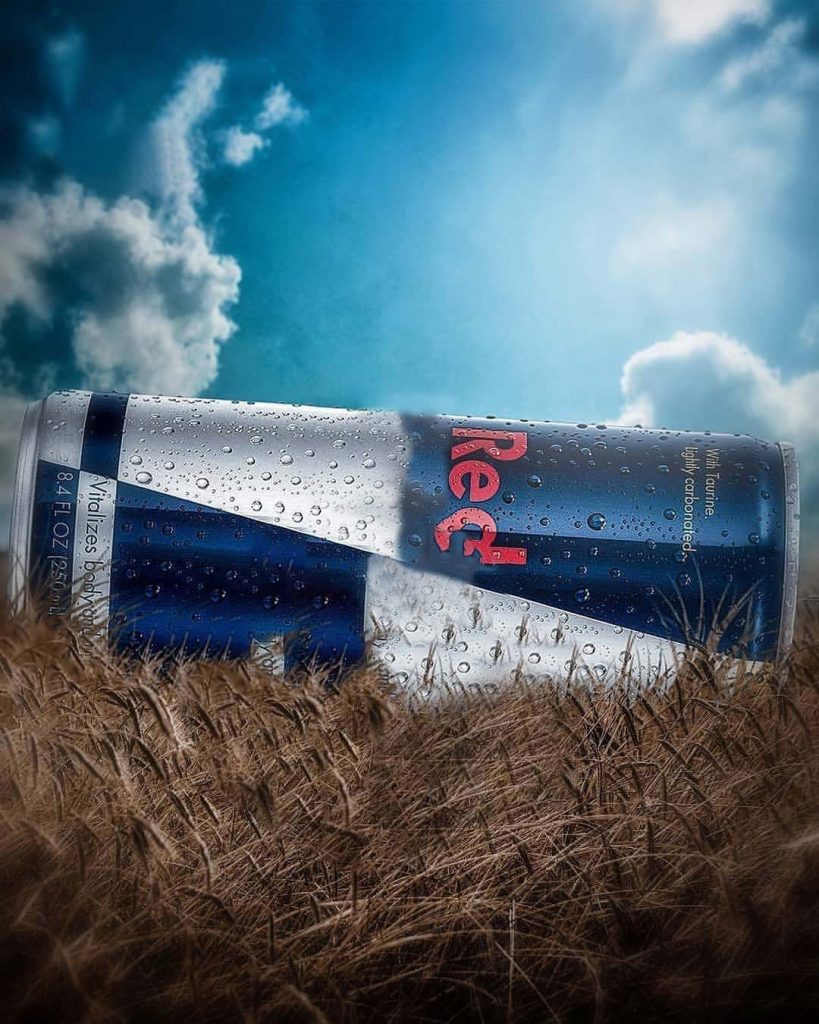 Red Bull Editing PicsArt Background Free Stock Image