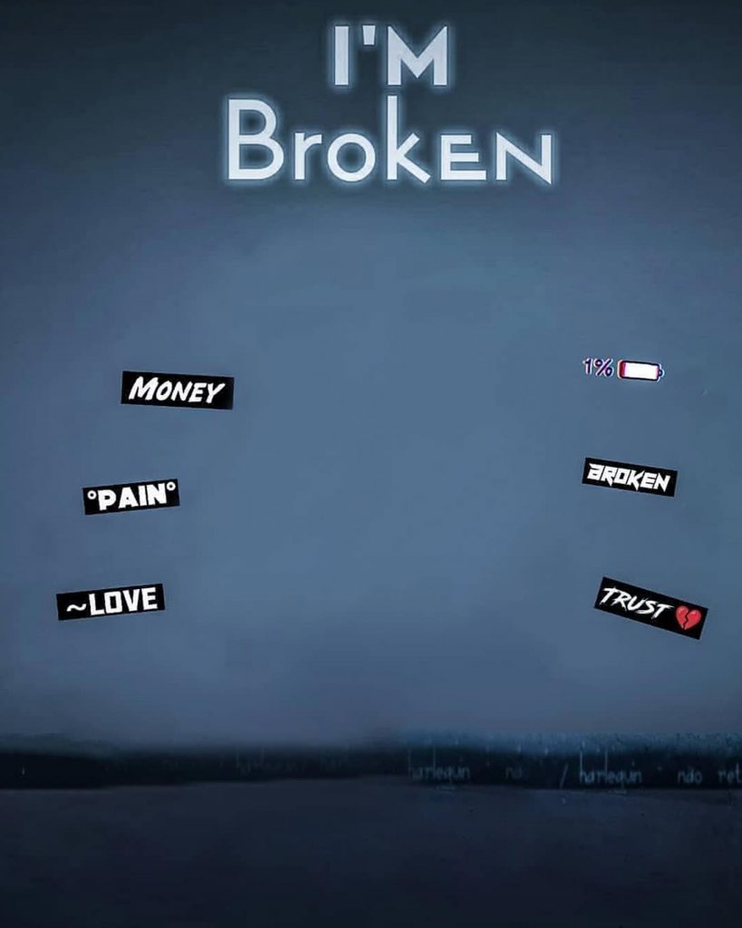 Broken Snapseed Background Free Stock Photo