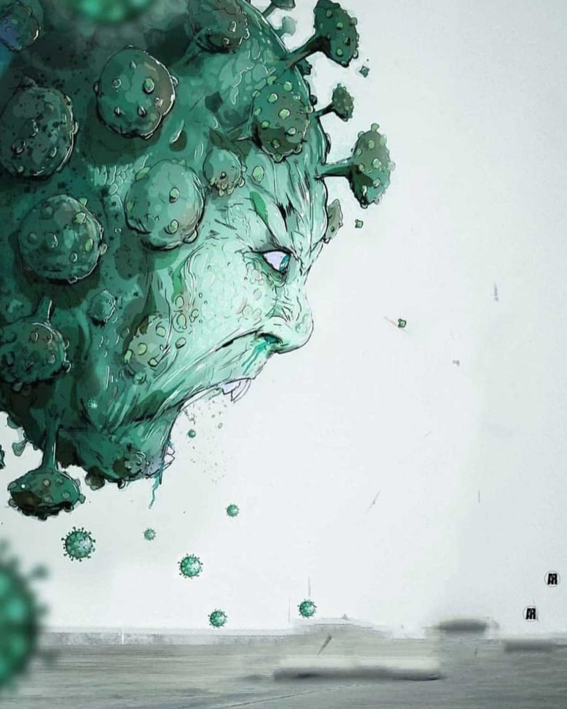 Virus Blur Snapseed Background Free Stock Image