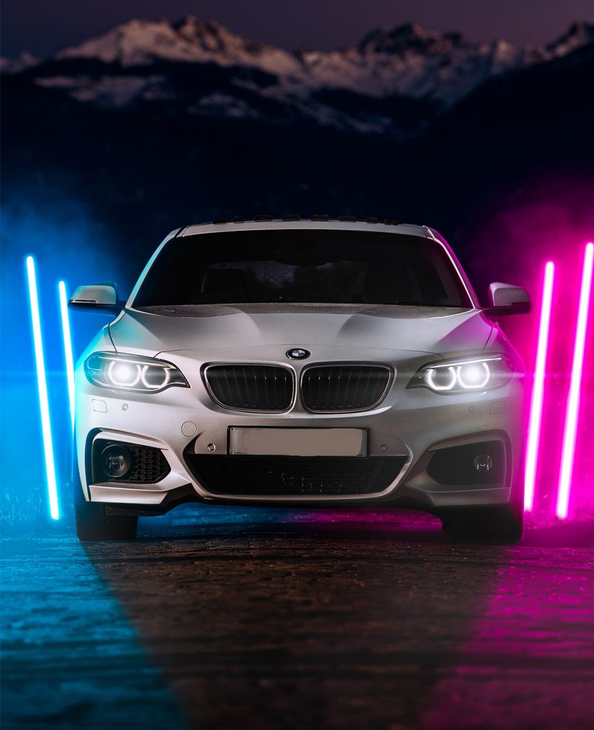BMW Car CB Background Free Stock Image
