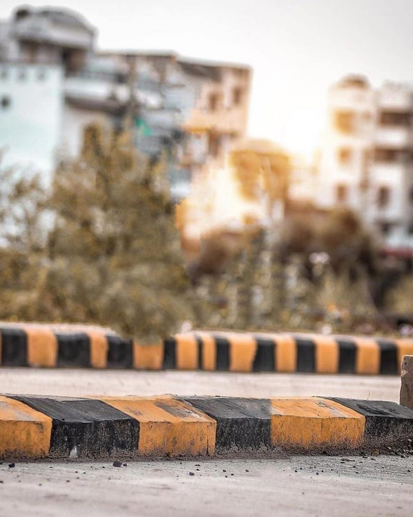 Street Blur CB Background Free Stock Image