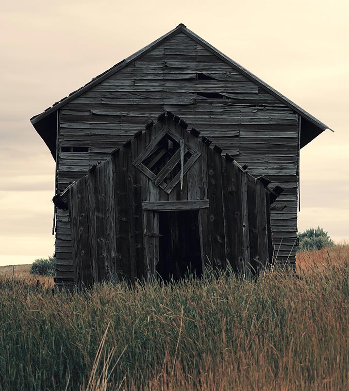 Old Wooden House CB Background Free Stock Image
