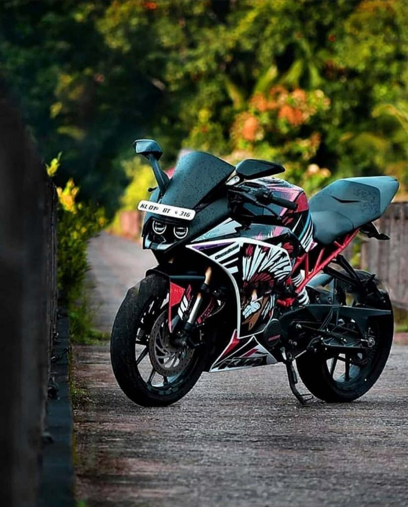 KTM Bike Blur CB Background Free Stock Image