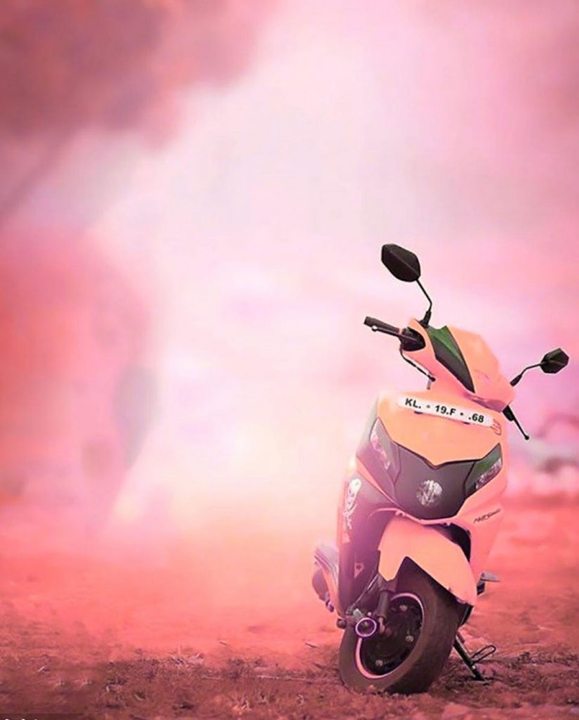 Stylish Scooty CB Background Free Stock