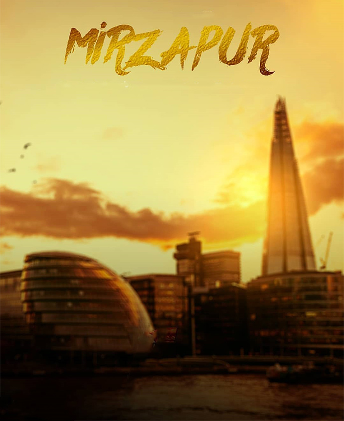 Mirzapur CB Background Free Stock Image