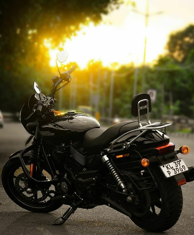 Harley Davidson blur CB Background Free Stock Image