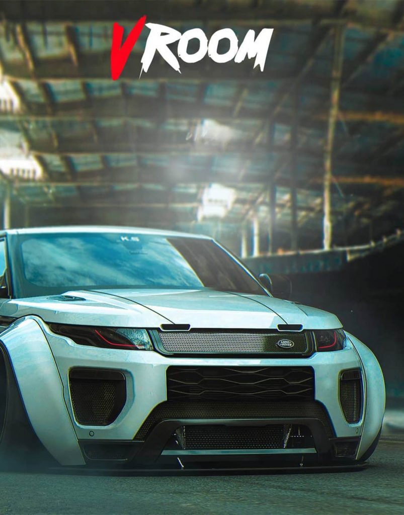 Cool Car blur CB Background Free Stock Image