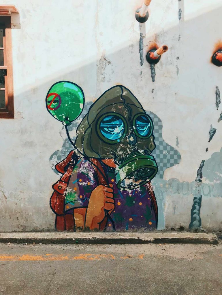 Street Art CB Background Free Stock Image