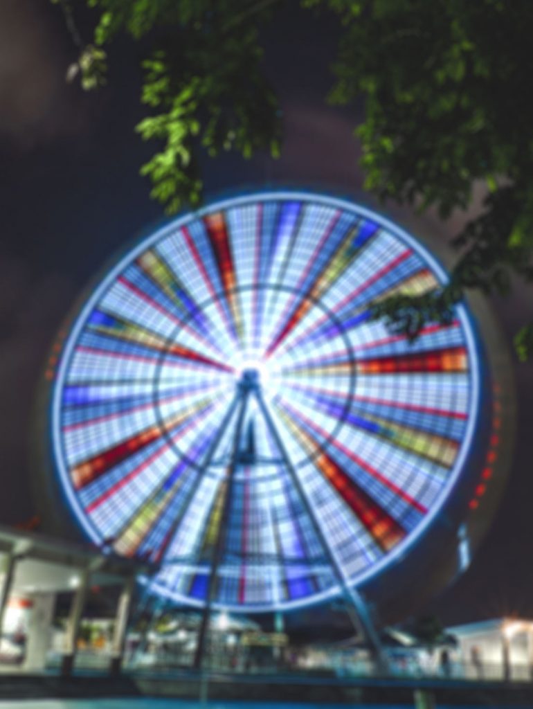Giant wheel Blur CB Background Free Stock Image