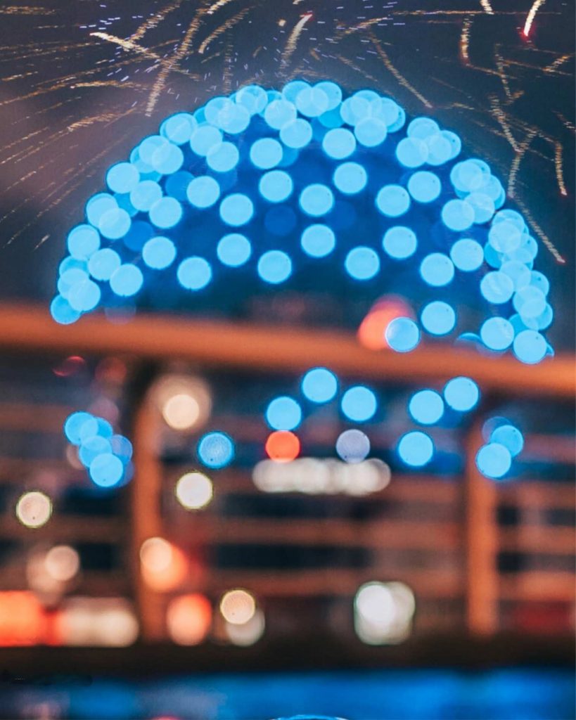 Light Bokkeh CB Background Free Stock Image 