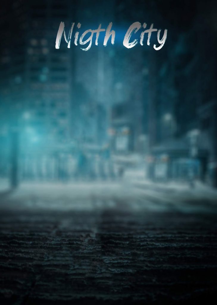 Night City Blur PicsArt Background Free Stock Image 