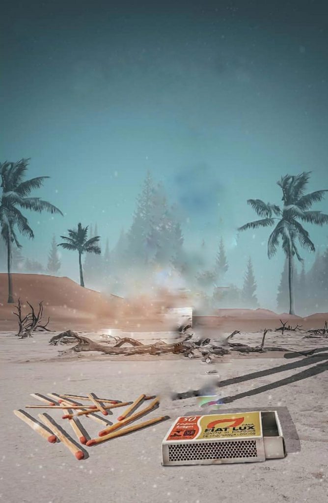 Desert Journey PicsArt Background Free Stock Image