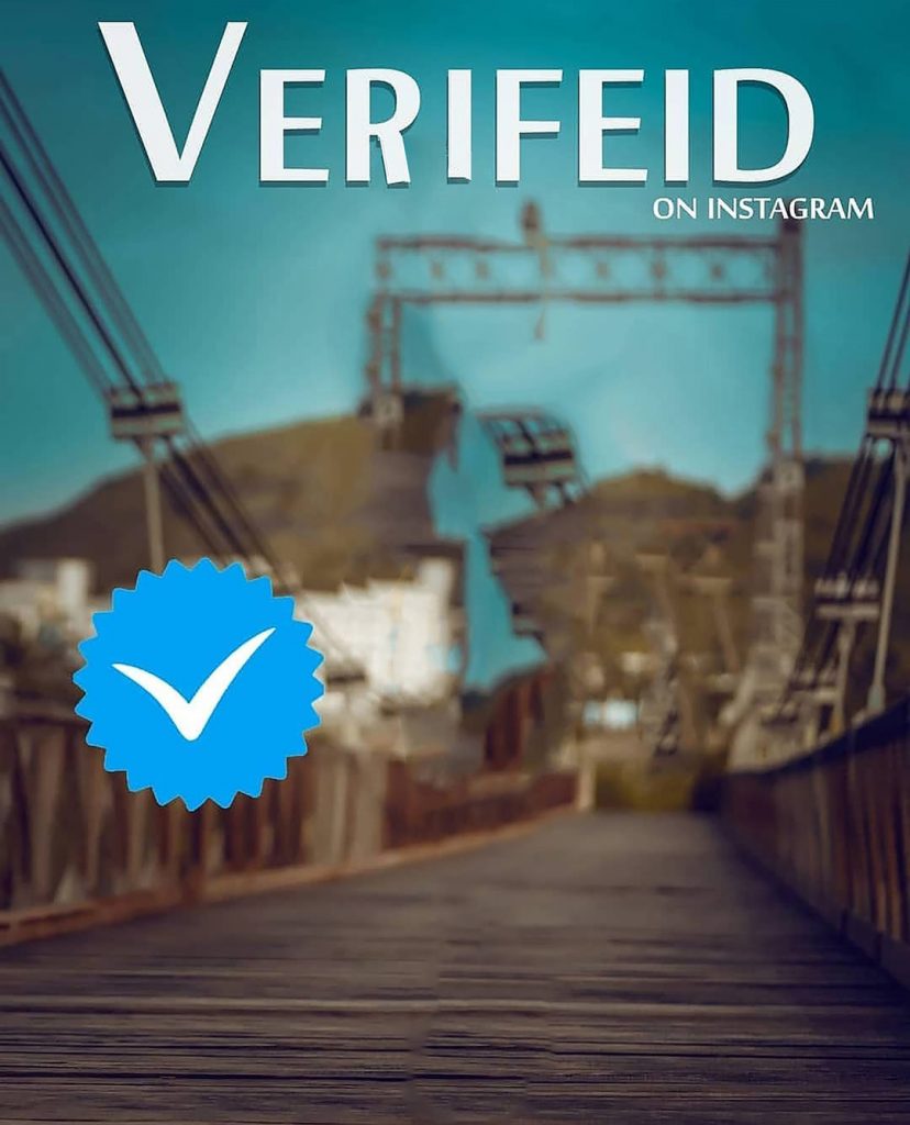 Verified On Instagram PicsArt Background Free Stock Image