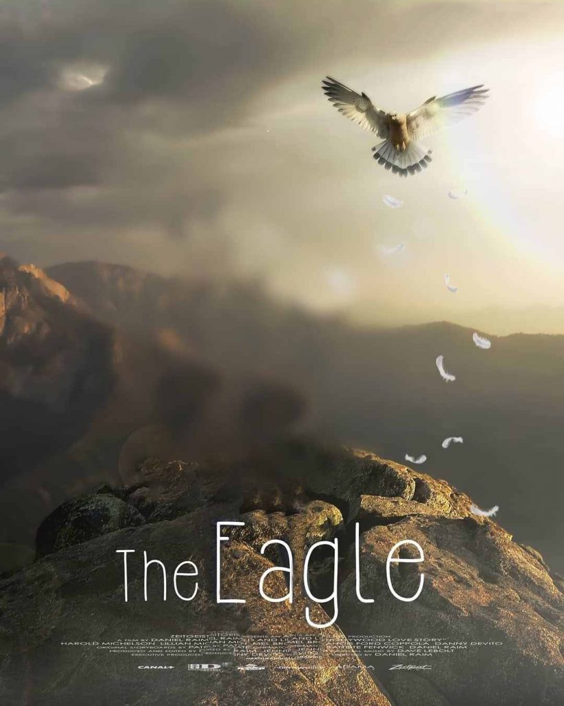 The Eagle Blur PicsArt Background Free Stock Image