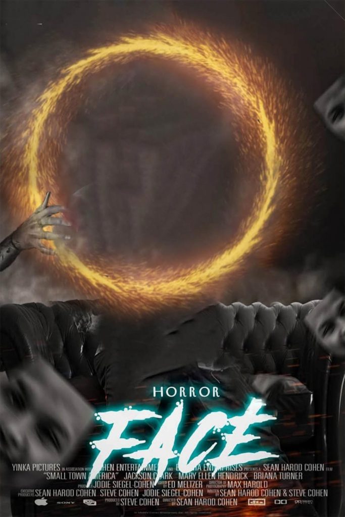 Horror Face Movie Poster PicsArt Background Free Stock Image