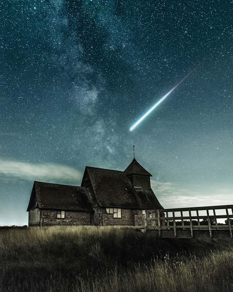 Night Sky PicsArt Background Free Stock Image