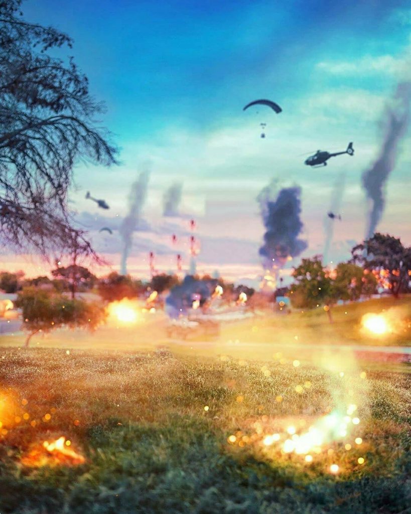 Free Fire Blur PicsArt Background Free Stock Image