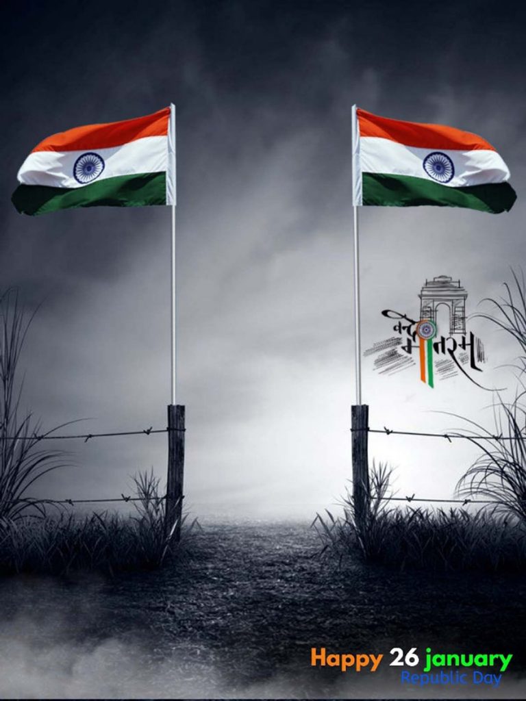 Republic Day PicsArt Background Free Stock Image