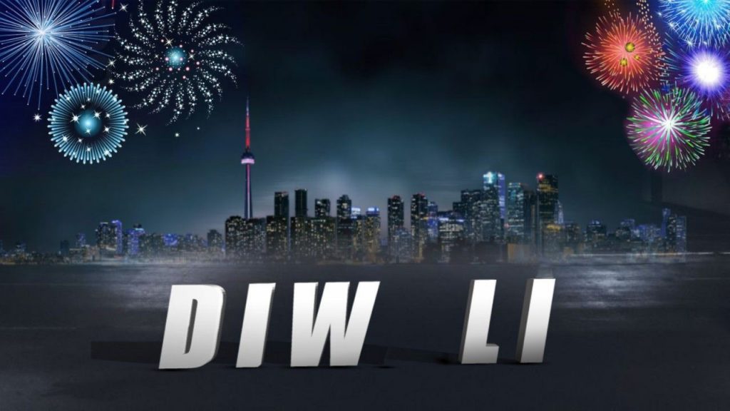 Diwali City View HD PicsArt Background Free Stock Image