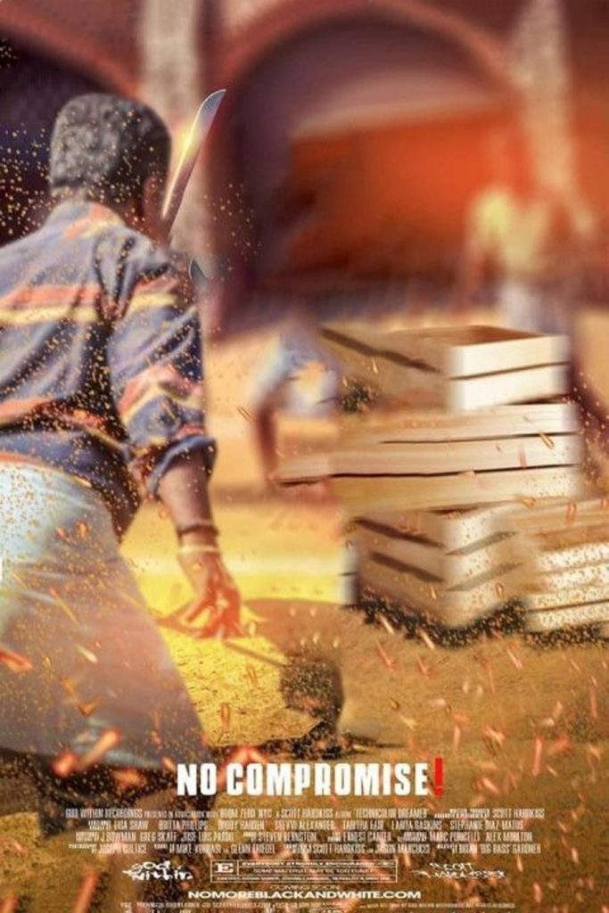 No Compromise Movie Poster Blur PicsArt Background Free Stock Image