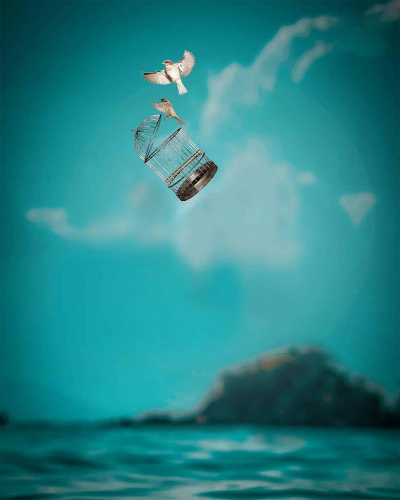 Blue Sky Blur Picsart Background Free Stock Image
