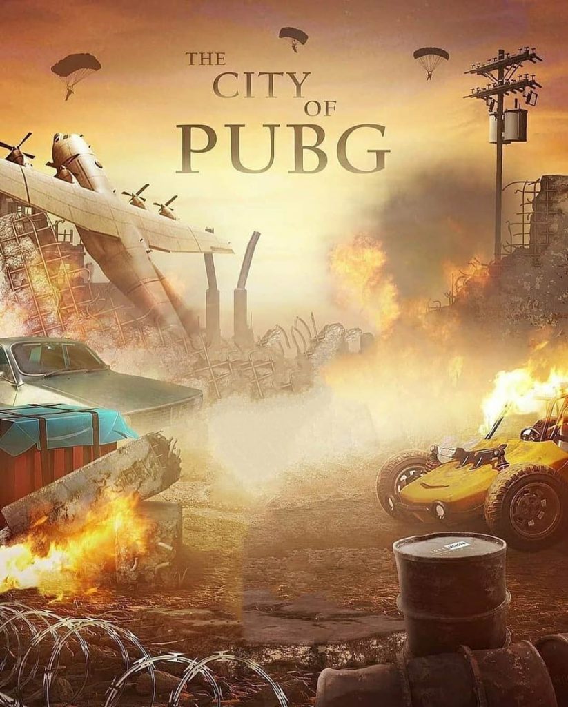 The City Of Pubg PicsArt Background Free Stock Image