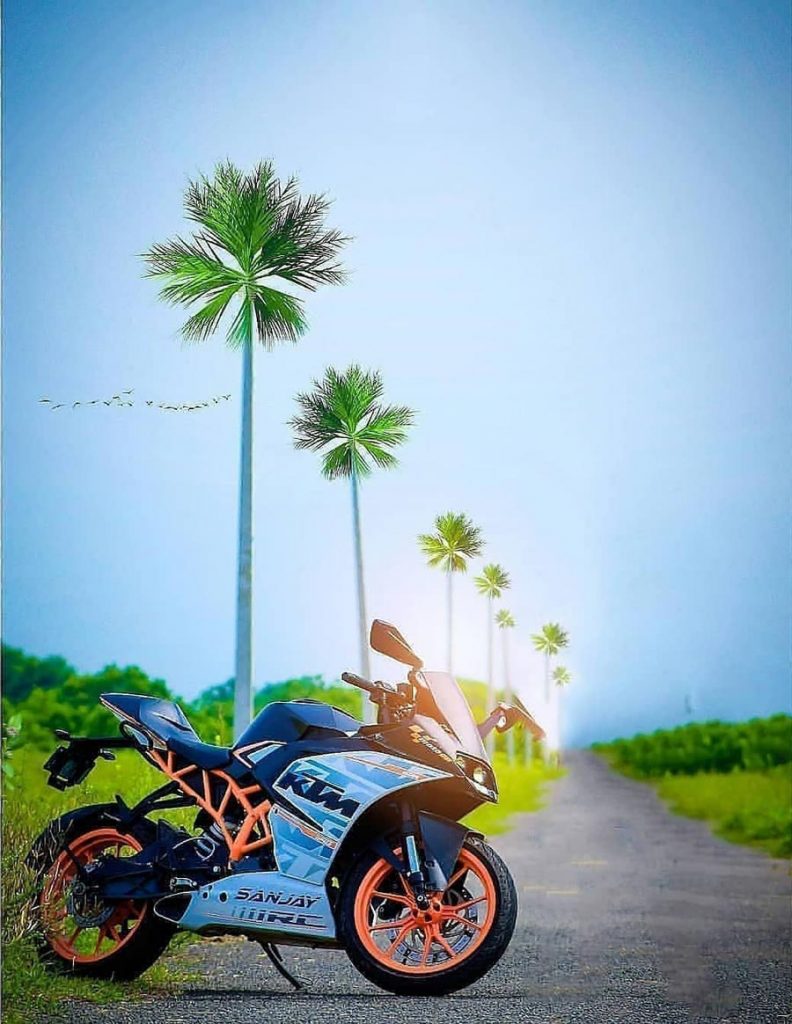 KTM Bike Blur PicsArt Background Free Stock Image  