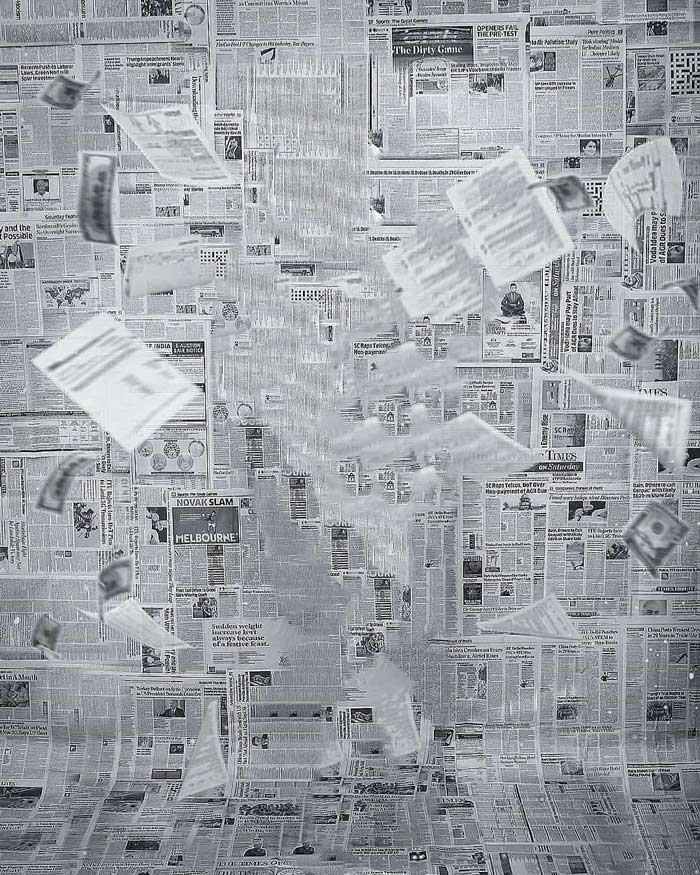 Newspaper Blur PicsArt Background Free Stock Image