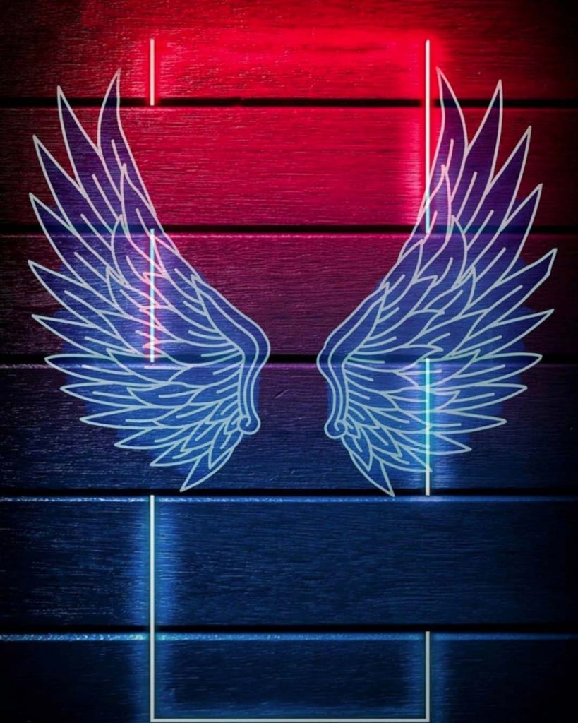 Lightning Wings PicsArt Background Free Stock Image