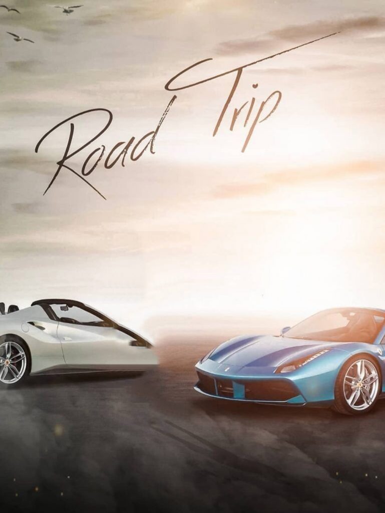 Road Trip Cool PicsArt Background Free Stock Image