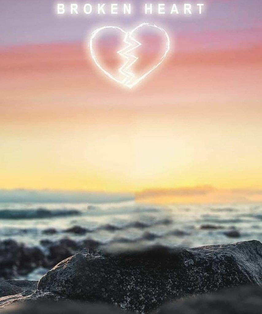 Broken Heart Blur CB Background free stock photo