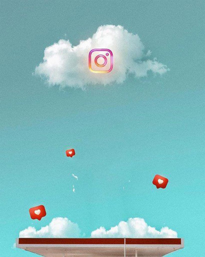 Instagram Like CB Background Free Stock Image