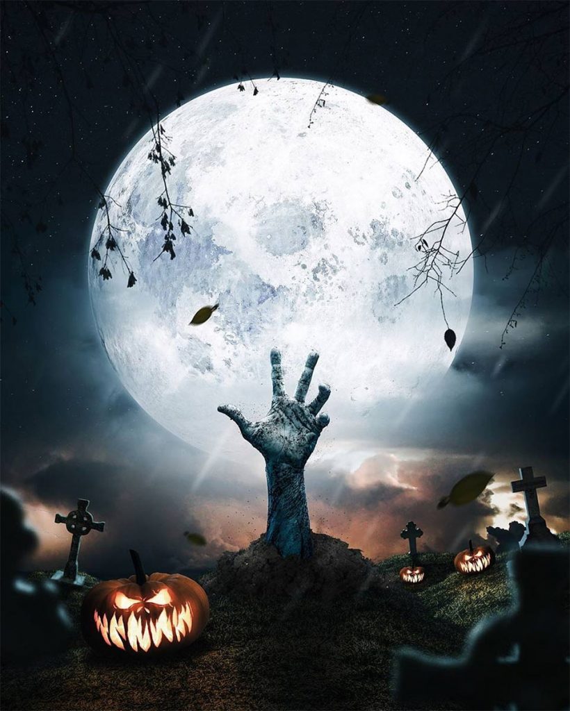 Helloween Photo Editing CB Background Free Stock Image