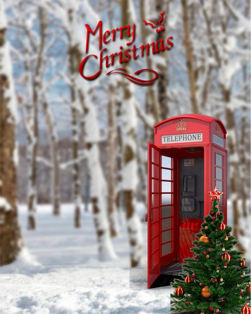 Merry Christmas CB Background Free Stock Image
