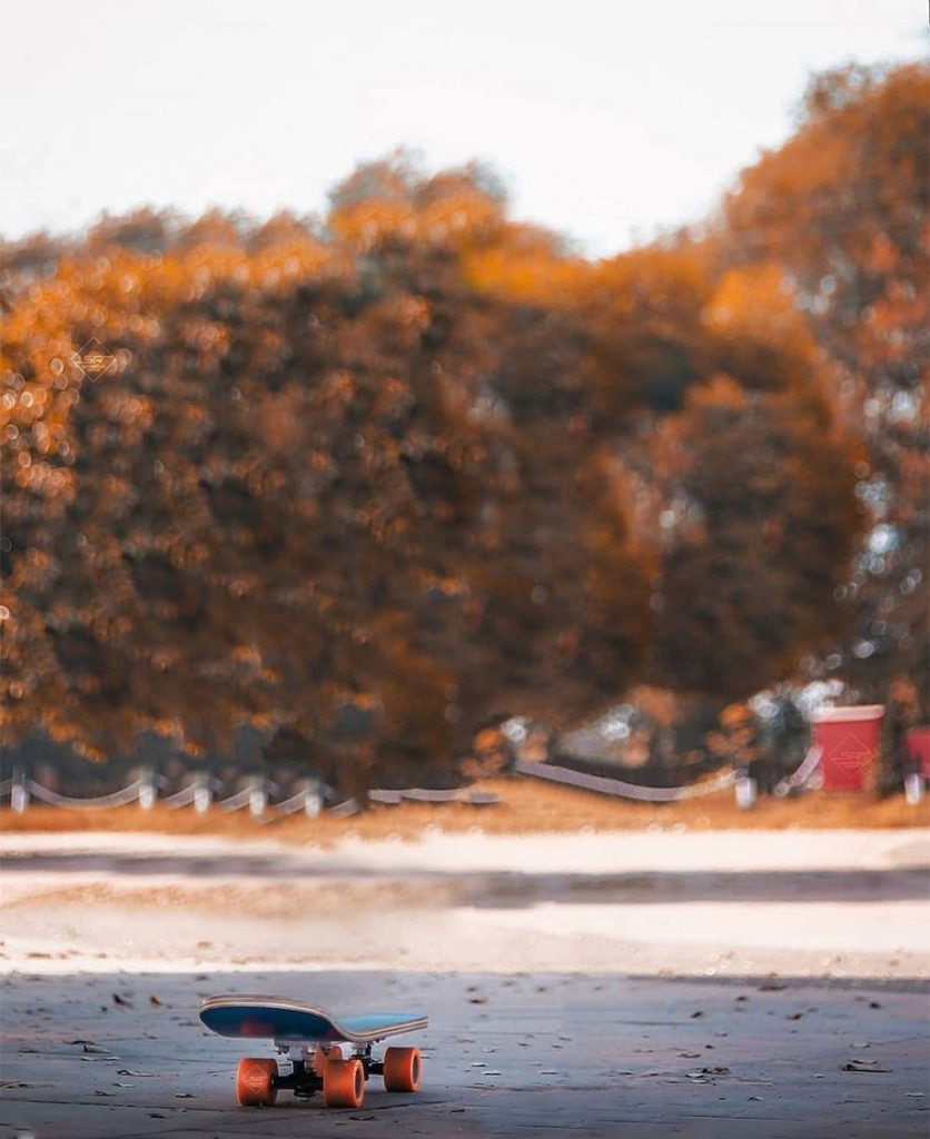 Skateboard Blur CB Background Free Stock Image 