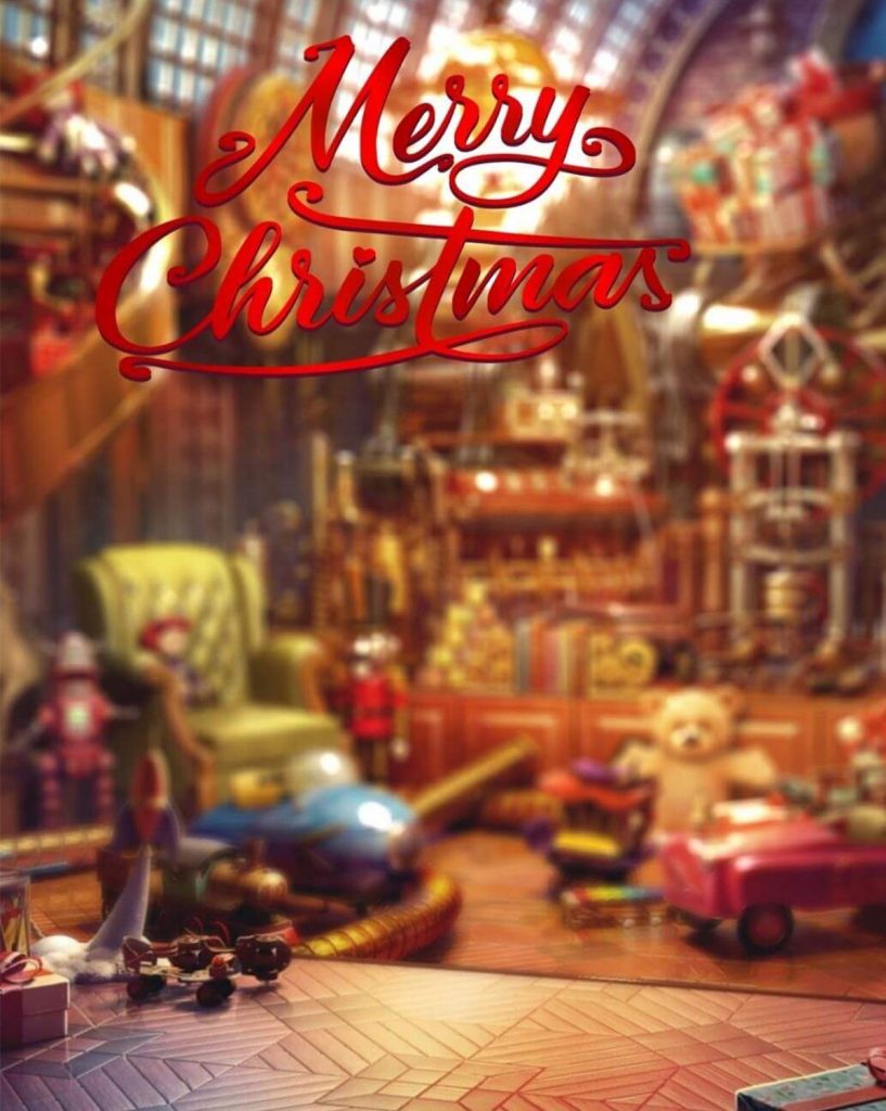 Merry Christmas CB Background Free Stock Image