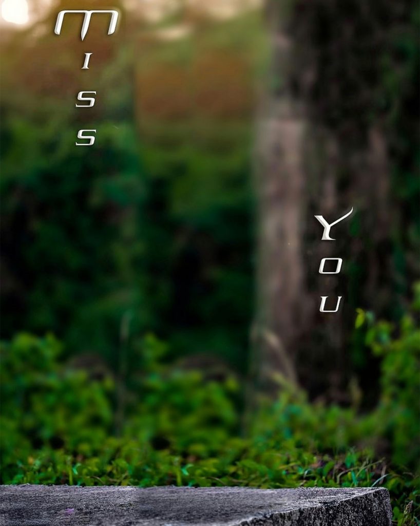 Miss You CB Background Free Stock Image