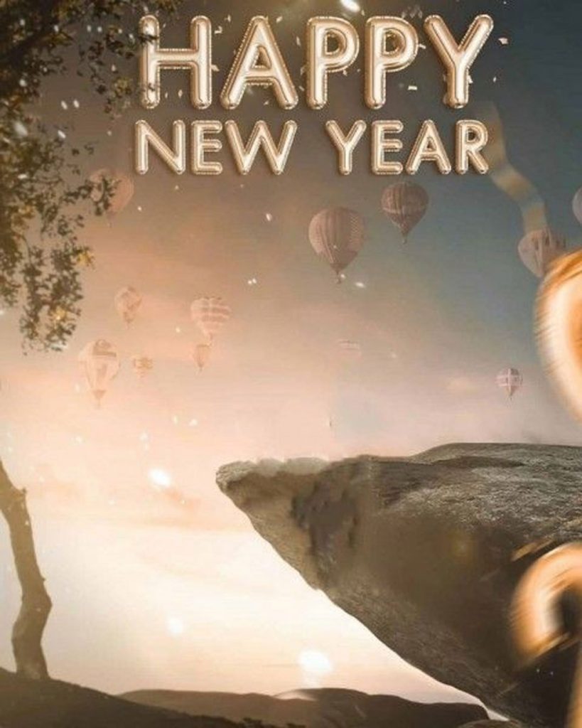 Happy New Year PicsArt Background Free Stock Image