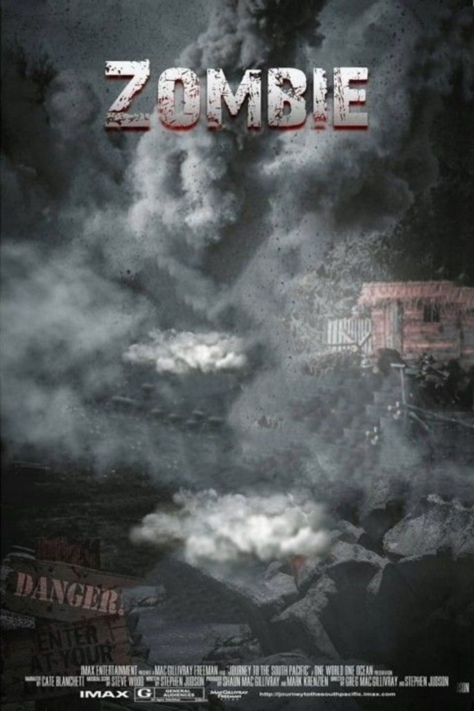Zombie Movie Poster PicsArt Background Free Stock Image