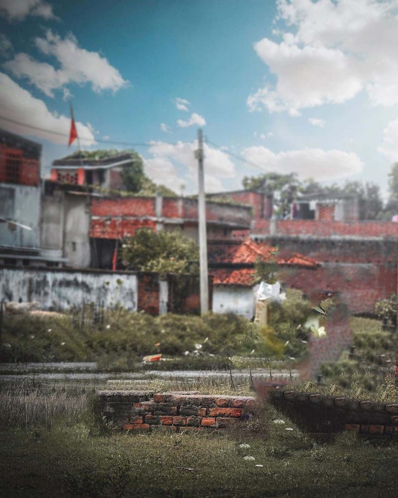 village home PicsArt Background Free Stock Image