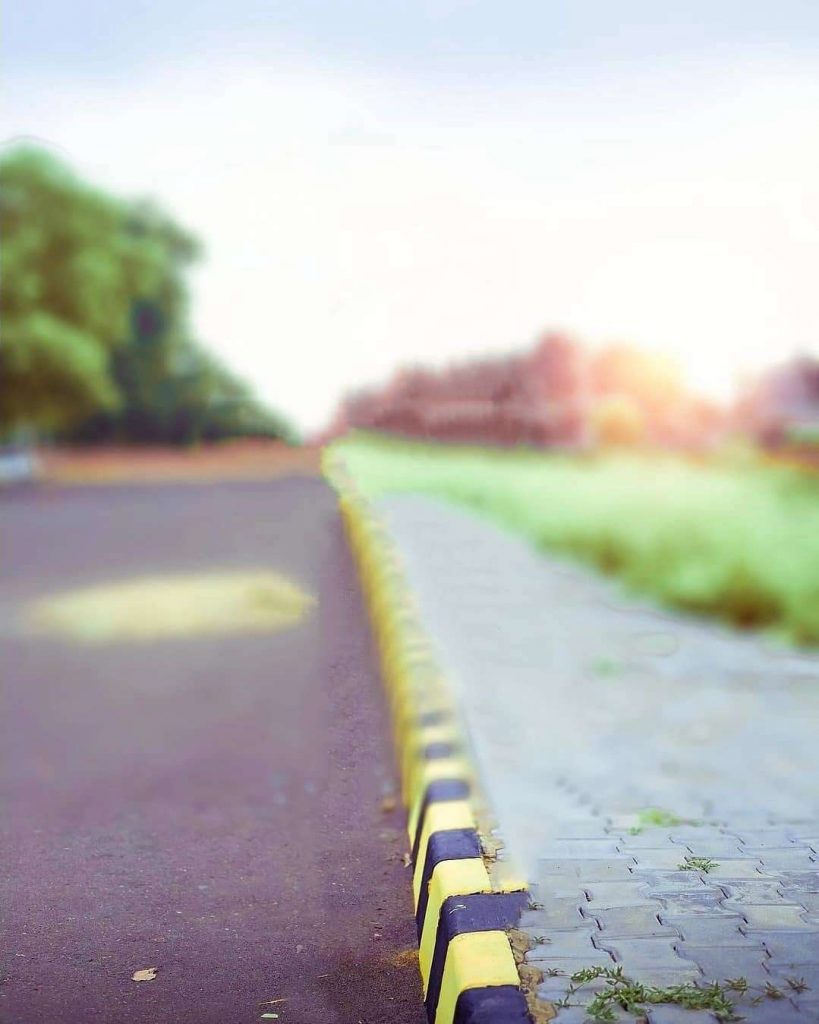 City Road Blur PicsArt Background Free Stock Image