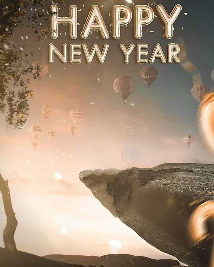 Happy New Year Snapseed Background Free Stock Photo